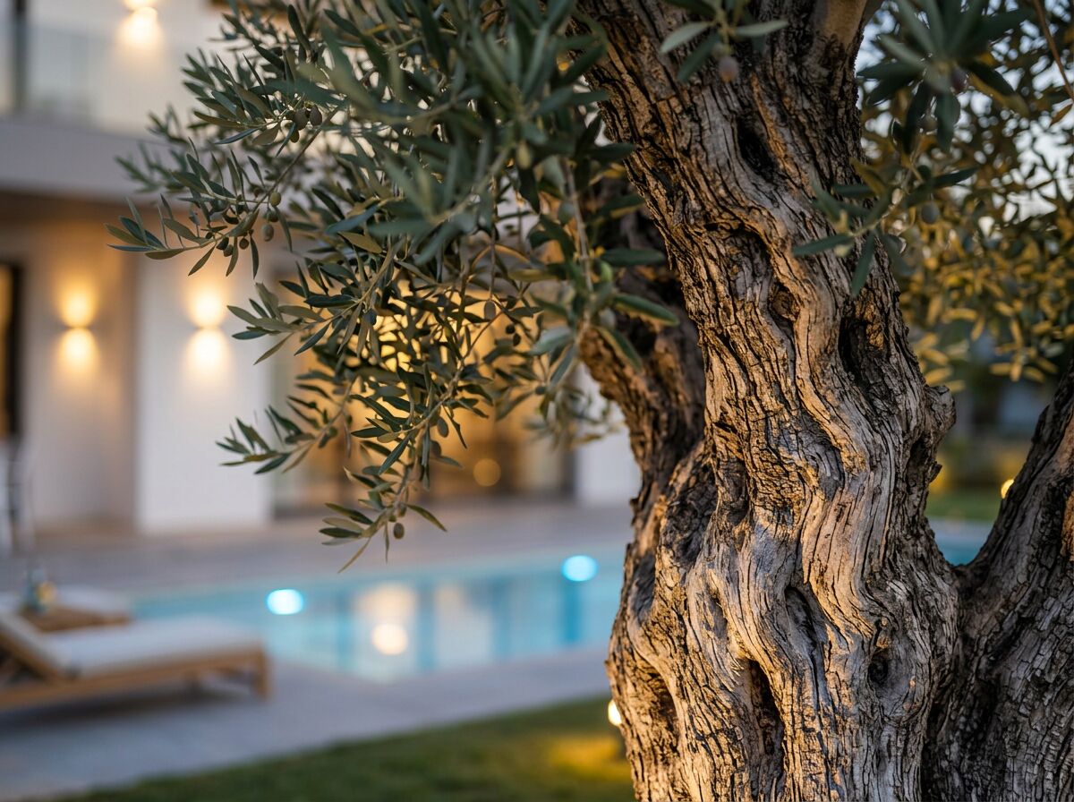 Ulivo nel giardino